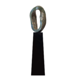 bronze interior plinth sculpture