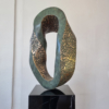 bronze interior plinth sculpture