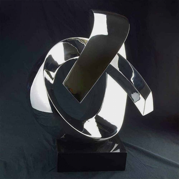 indoor steel abstract sculpture