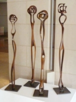 BRONZE-with--TEAL--PATINA[,Free-standing,bronze-outdoor]blazeski-australian-abstract-sculpture