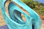 bronze abstract sculpture