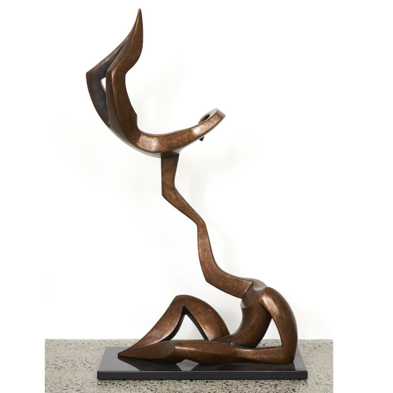 Bronze Figurative Sculpture – Creation of Man by Michael Vaynman, 115x78x27cm - view 4