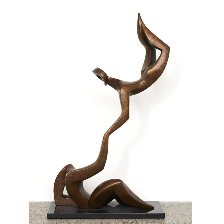 Bronze Figurative Sculpture – Creation of Man by Michael Vaynman, 115x78x27cm - view 5