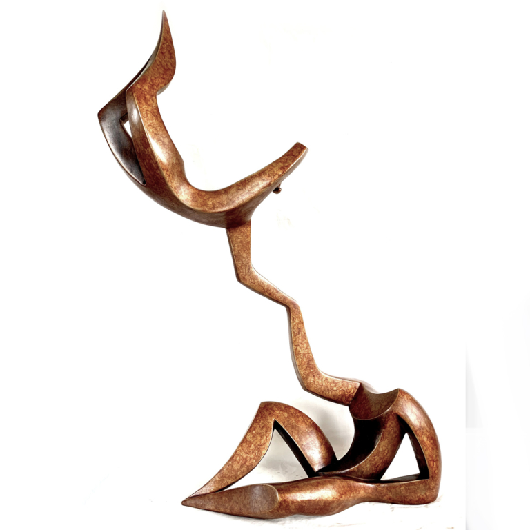 Bronze Figurative Sculpture – Creation of Man by Michael Vaynman, 115x78x27cm - view 7