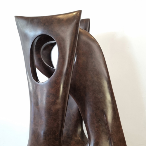 Bronze Abstract Sculpture – Lacunae by Robin Holliday, 60x32x22cm | ARTpark Australia