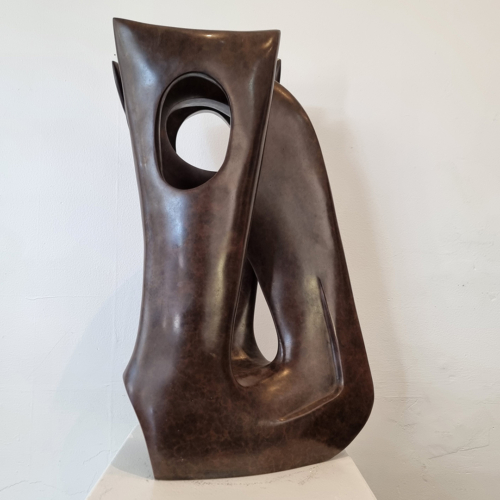 Bronze Abstract Sculpture – Lacunae by Robin Holliday, 60x32x22cm | ARTpark Australia