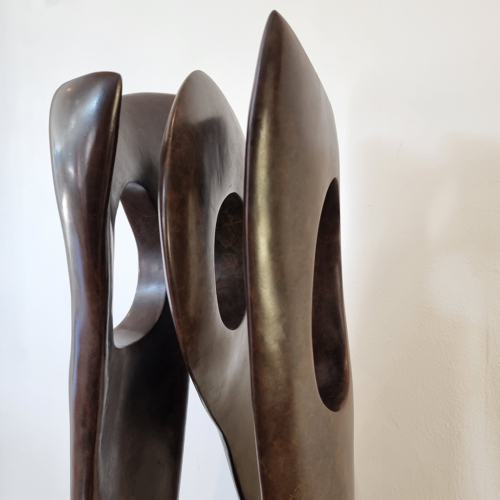 Bronze Abstract Sculpture – Lacunae by Robin Holliday, 60x32x22cm | ARTpark Australia