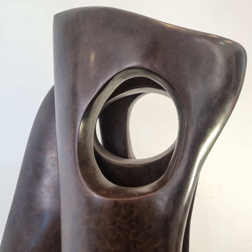 Bronze Abstract Sculpture – Lacunae by Robin Holliday, 60x32x22cm | ARTpark Australia