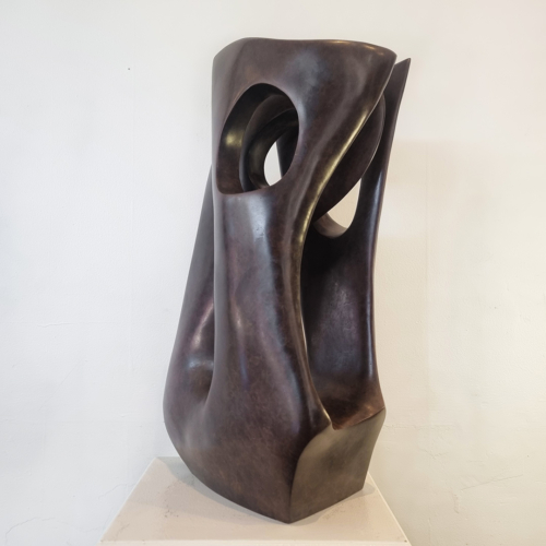 Bronze Abstract Sculpture – Lacunae by Robin Holliday, 60x32x22cm | ARTpark Australia