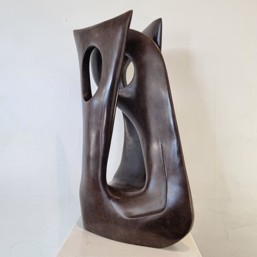 Bronze Abstract Sculpture – Lacunae by Robin Holliday, 60x32x22cm | ARTpark Australia