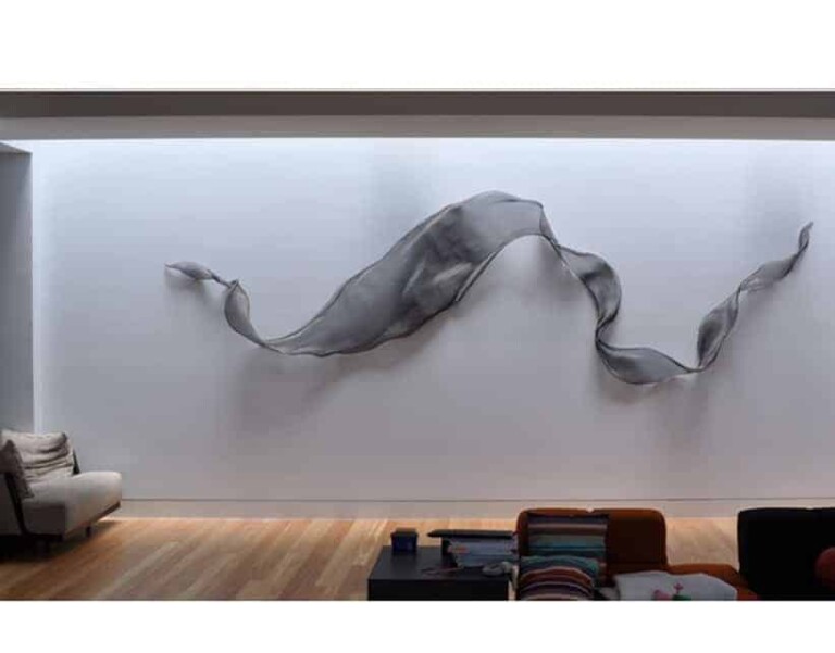 Untitled Mesh (Large) by Michael Baird - Fabricated steel abstract interior sculpture - view 5
