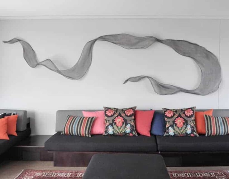 Untitled Mesh (Large) by Michael Baird - Fabricated steel abstract interior sculpture - view 8