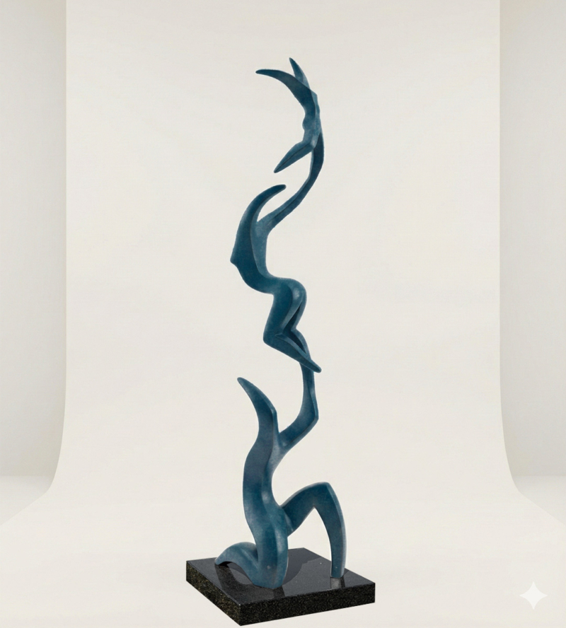 tall bronze sculpture