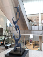 tall bronze sculpture