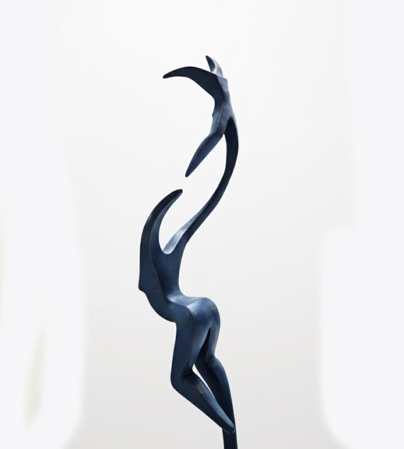 tall bronze sculpture