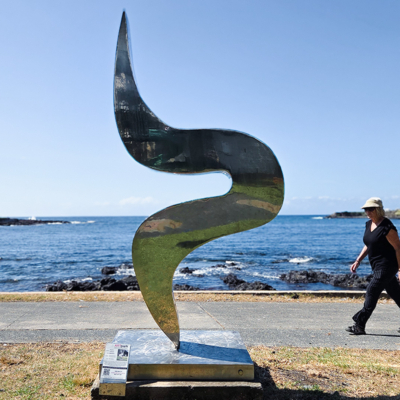 steel garden sculpture, marine sculpture