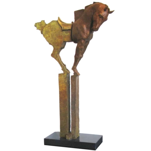 Bronze Horse Sculpture – Hi Horse by Stephen Glassborow, 100x55x20cm | ARTpark Australia