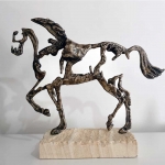 horse sculpture bronze