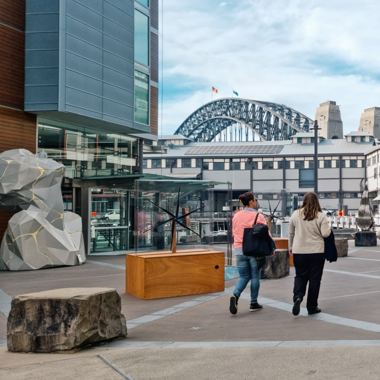 Aluminium Landmark Sculpture – Kin by Edison Chen, 300x200x200cm - view 4