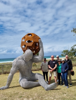 steel man sculpture