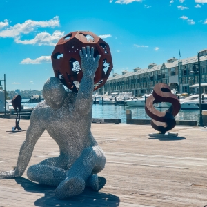 large figure public art sculpture