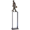 bronze business figure sculpture