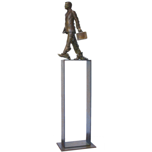 Bronze Figurative Sculpture – Body Corporate by Stephen Glassborow, 180x55x30cm | ARTpark Australia