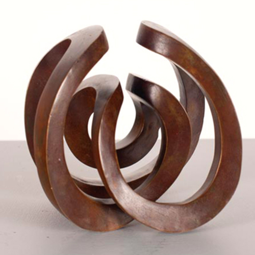 Bronze Round Sculpture – Charming by Blaze Krstanoski-Blazeski, 20x20x20cm | ARTpark Australia