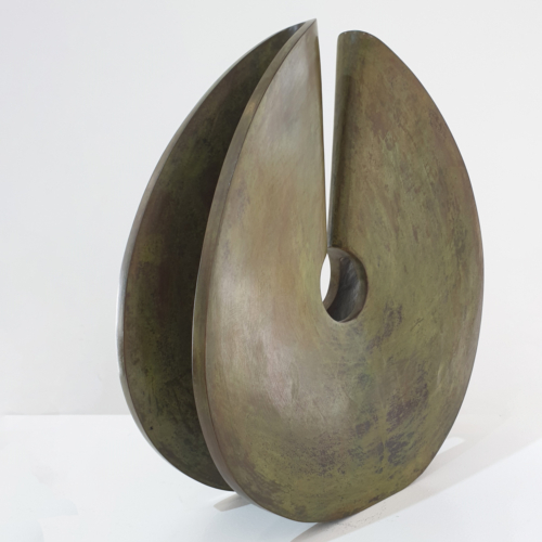 Bronze Round Sculpture – The Bell by Blaze Krstanoski-Blazeski, 34x30x8cm | ARTpark Australia