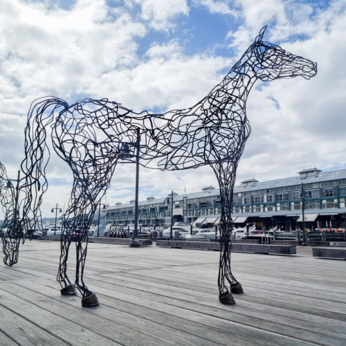 Fabricated Steel Horse Sculpture – King by Mark Niglia, 285x245x65cm | ARTpark Australia