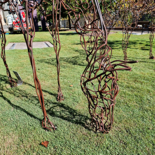 Fabricated Steel Horse Sculpture – Willow by Mark Niglia, 265x202x65cm | ARTpark Australia