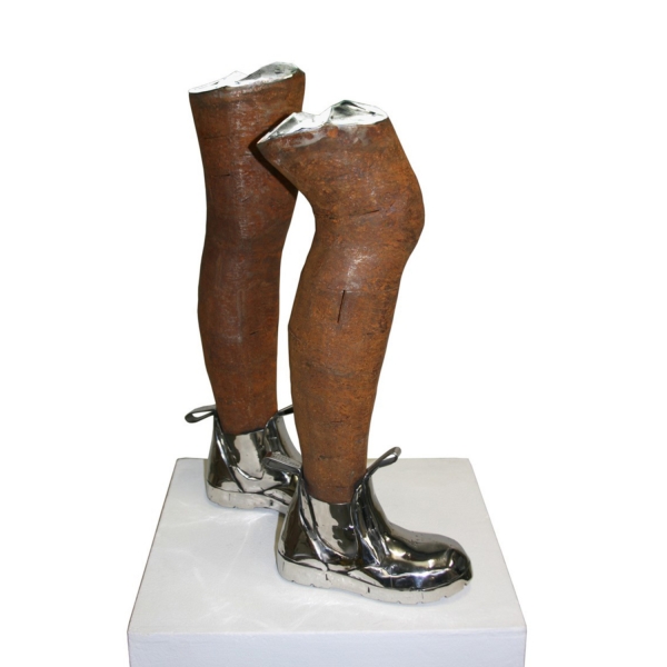 nicole allen garden sculpture boots made for walking