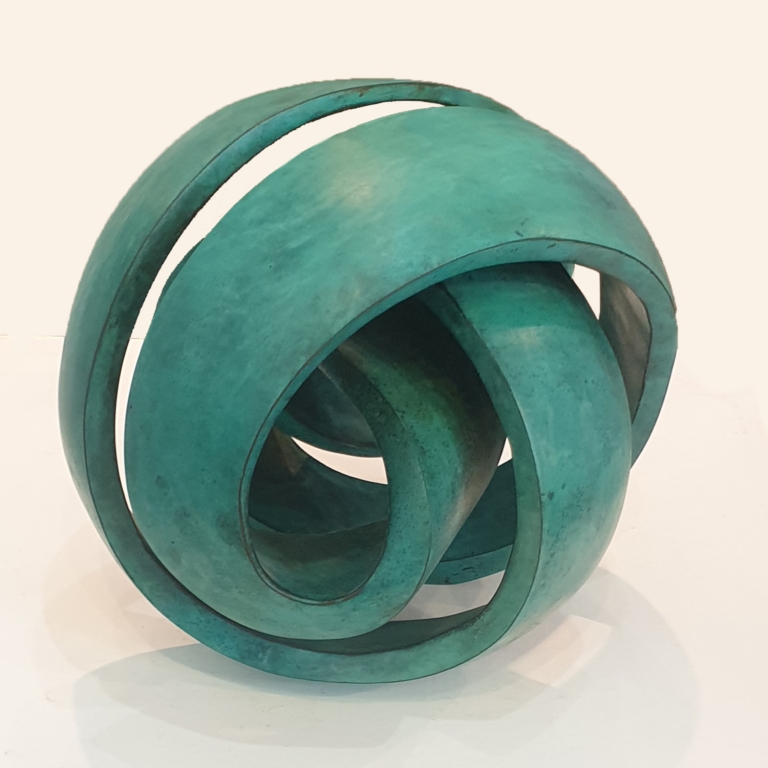 Lose Yourself – bronze sculpture by Blaze Krstanoski-Blazeski - Bronze garden interior sculpture - view 2