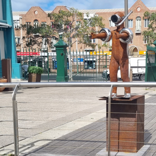 Seaworthy Jnr – (SOLD) by Nicole Allen - Corten steel figurative garden sculpture