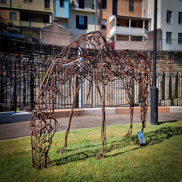 Fabricated Steel Horse Sculpture – Willow by Mark Niglia, 265x202x65cm - view 9