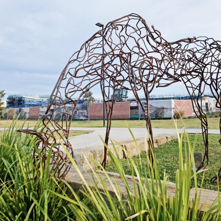 Fabricated Steel Horse Sculpture – Willow by Mark Niglia, 265x202x65cm - view 15