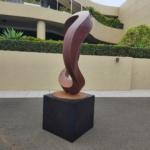 Corten Steel Sculpture – Wavering Circle by Greg Johns, 150cm Diameter | ARTpark Australia