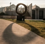 Corten Steel Sculpture – Wavering Circle by Greg Johns, 150cm Diameter | ARTpark Australia