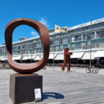 Corten Steel Sculpture – Wavering Circle by Greg Johns, 150cm Diameter | ARTpark Australia