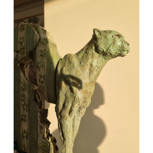 Bronze Animal Sculpture – Flora & Fauna by Stephen Glassborow, 100x30x20cm | ARTpark Australia