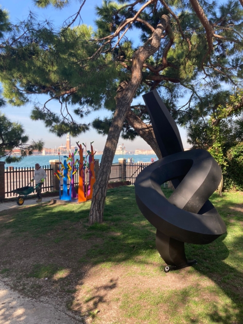 Aluminium Landmark Sculpture – My Public Penance by Martin George, 235x90x85cm | ARTpark Australia