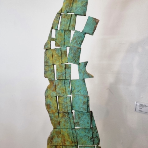Bronze Leaf Sculpture – Loose Leaf by Stephen Glassborow, 170cm | ARTpark Australia