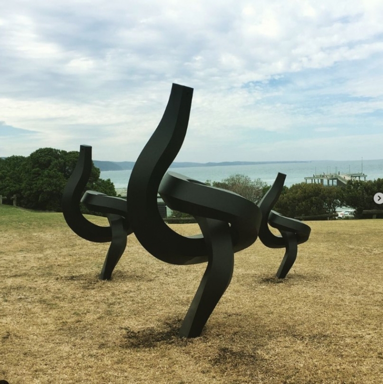 Grace by Martin George - Fabricated steel landmark sculpture, 2.35m - view 5