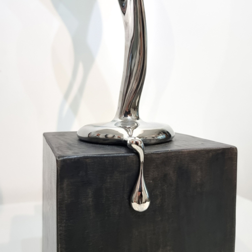 Stainless Steel Abstract Sculpture – Dance by Hugh McLachlan, 120cm | ARTpark Australia