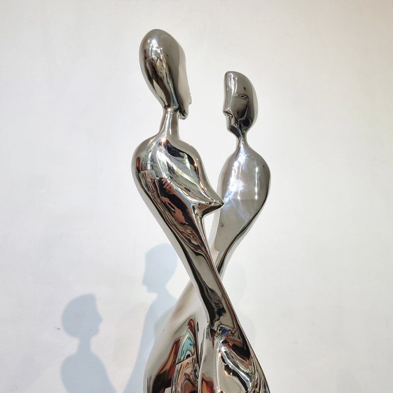 Stainless Steel Abstract Sculpture – Dance by Hugh McLachlan, 120cm - view 3