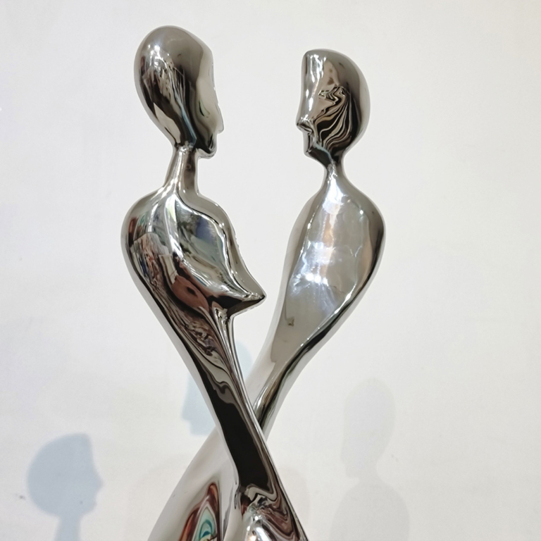 Stainless Steel Abstract Sculpture – Dance by Hugh McLachlan, 120cm - view 4