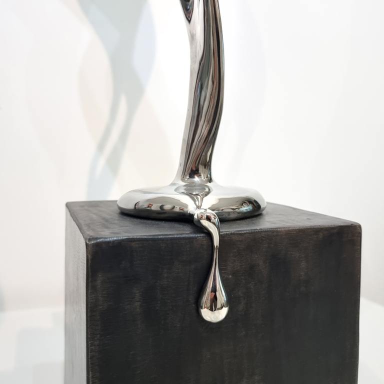 Stainless Steel Abstract Sculpture – Dance by Hugh McLachlan, 120cm - view 6