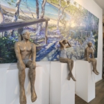 mela cooke sculpture bronze swimmer figure
