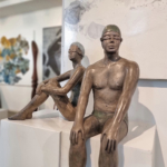 mela cooke sculpture bronze swimmer figure