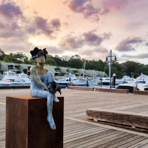 Bronze Figurative Sculpture – Midsummer Night Dream by Mela Cooke, 100cm | ARTpark Australia